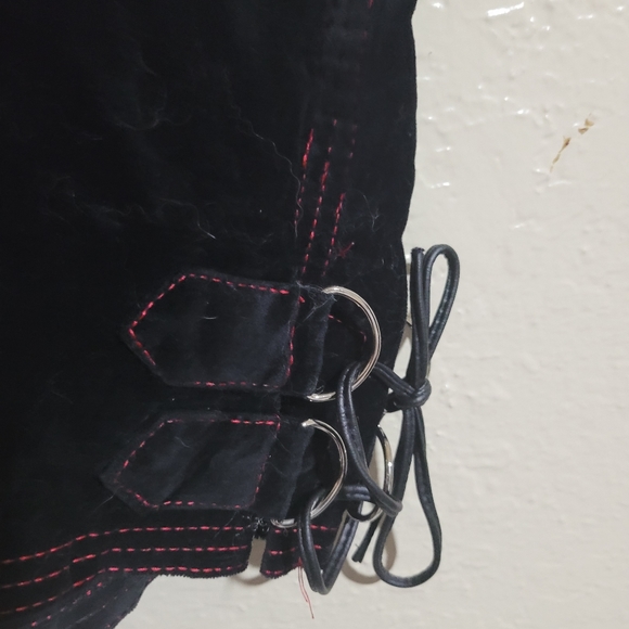 BLACK Plus size 26 velvet Tripp NYC Skirt - Picture 3 of 5